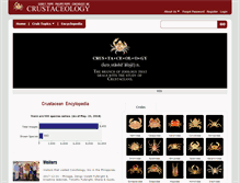 Tablet Screenshot of crustaceology.com
